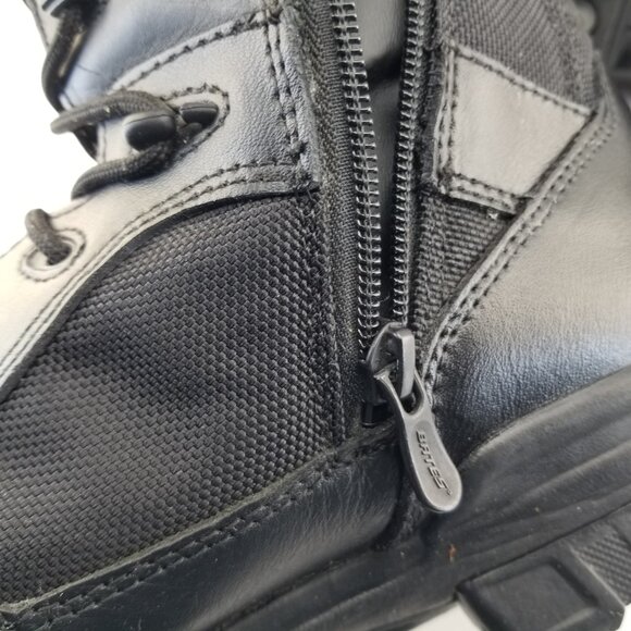 Bates E02261 Black Leather Hiking Tactical Sport Side Zip Boot Size 11.5 - Picture 11 of 11